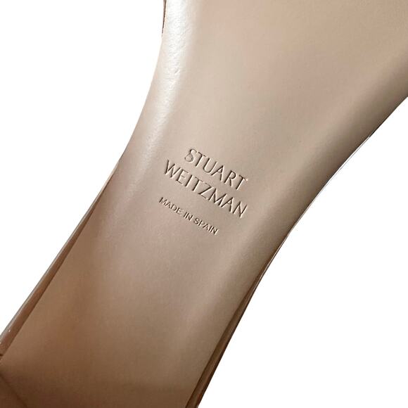 Stuart Weitzman Women's Nude Sandals Heels Size 10 NWT ($475) - Picture 3 of 8
